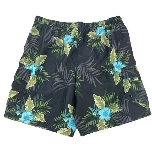 ISLANDER Swim Shorts Mens Sz Large Lined Swim Trunks Board Shorts Beach Tropical - Picture 8 of 11